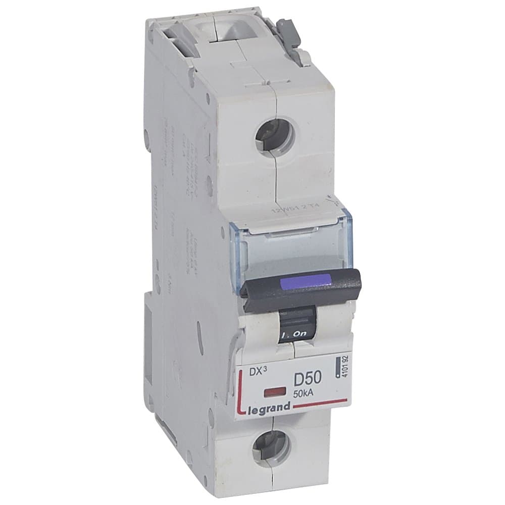 Legrand DX3 Автоматический выключатель 50кА 50А 1P D 410192 — миниатюра 1