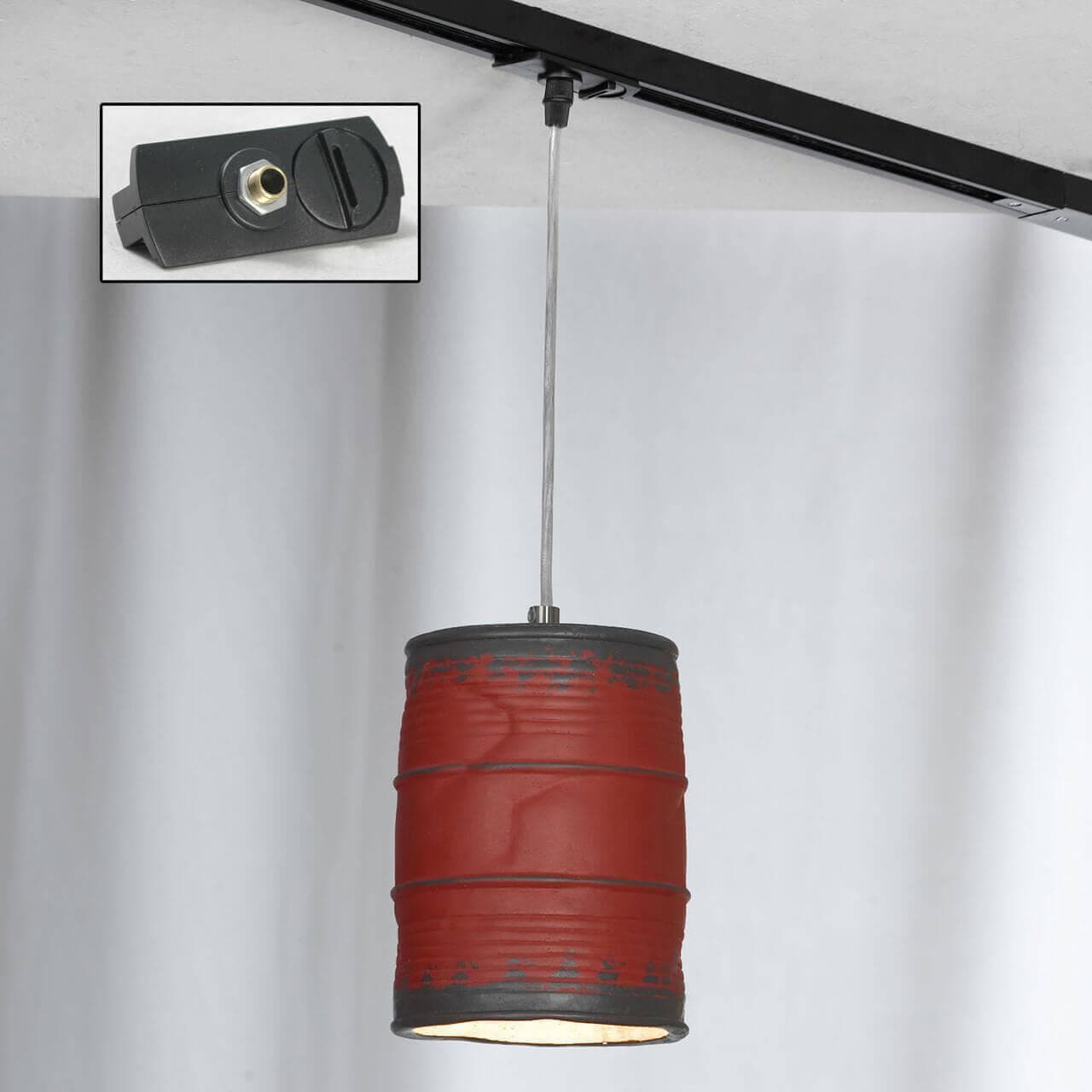 Lussole LOFT Металл Никель /  Керамика трековый светильник однофазный E27 40W LSP-9527-TAB — миниатюра 1