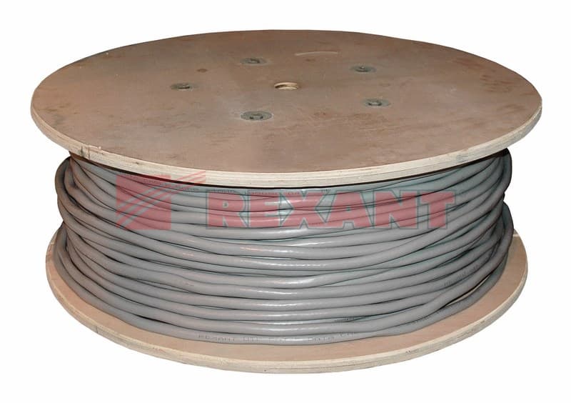 Кабель витая пара UTP 50PR 24AWG CAT5e,305м Rexant 01-1014 — миниатюра 2