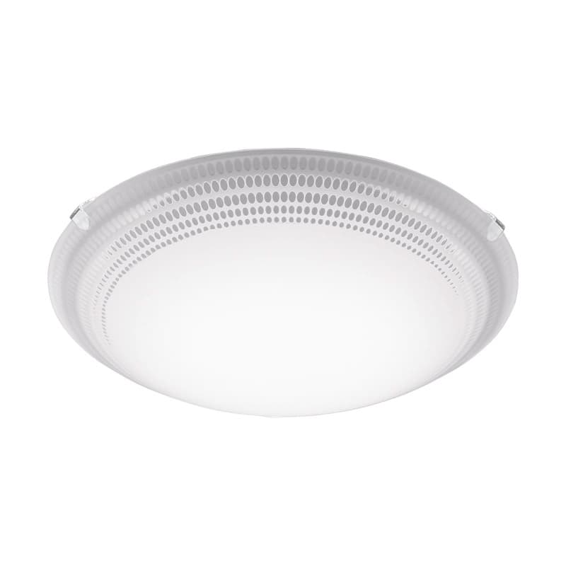 Eglo Светильник LED настенно-потолочный MAGITTA 1, 11W(LED), Ø250, сталь, белый/стекло, белый, прозрачный 95672