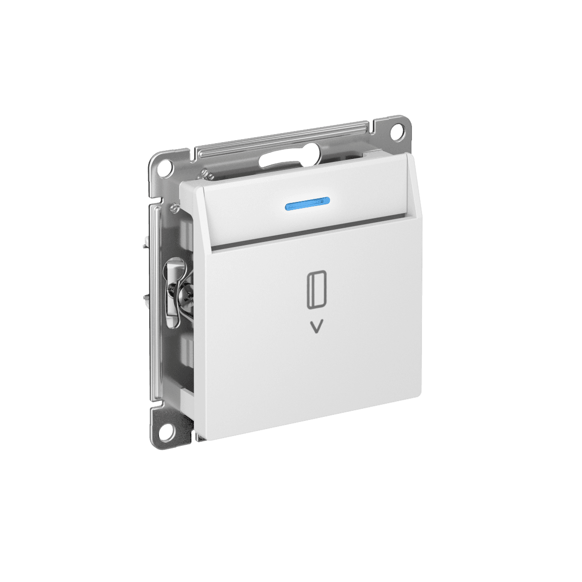 Systeme Electric AtlasDesign Лотос Выключатель карточный с подсветкой, 10А, без задержки отключения, механизм — миниатюра 2