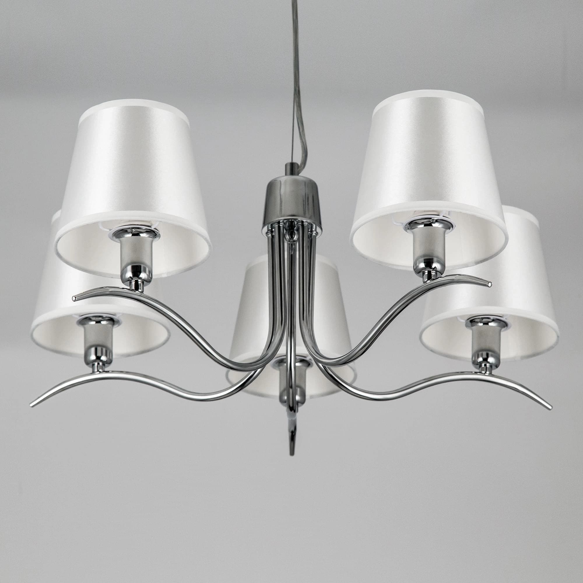 Citilux CL439151 Эмма Хром+Белый Светильник Люстра — миниатюра 4