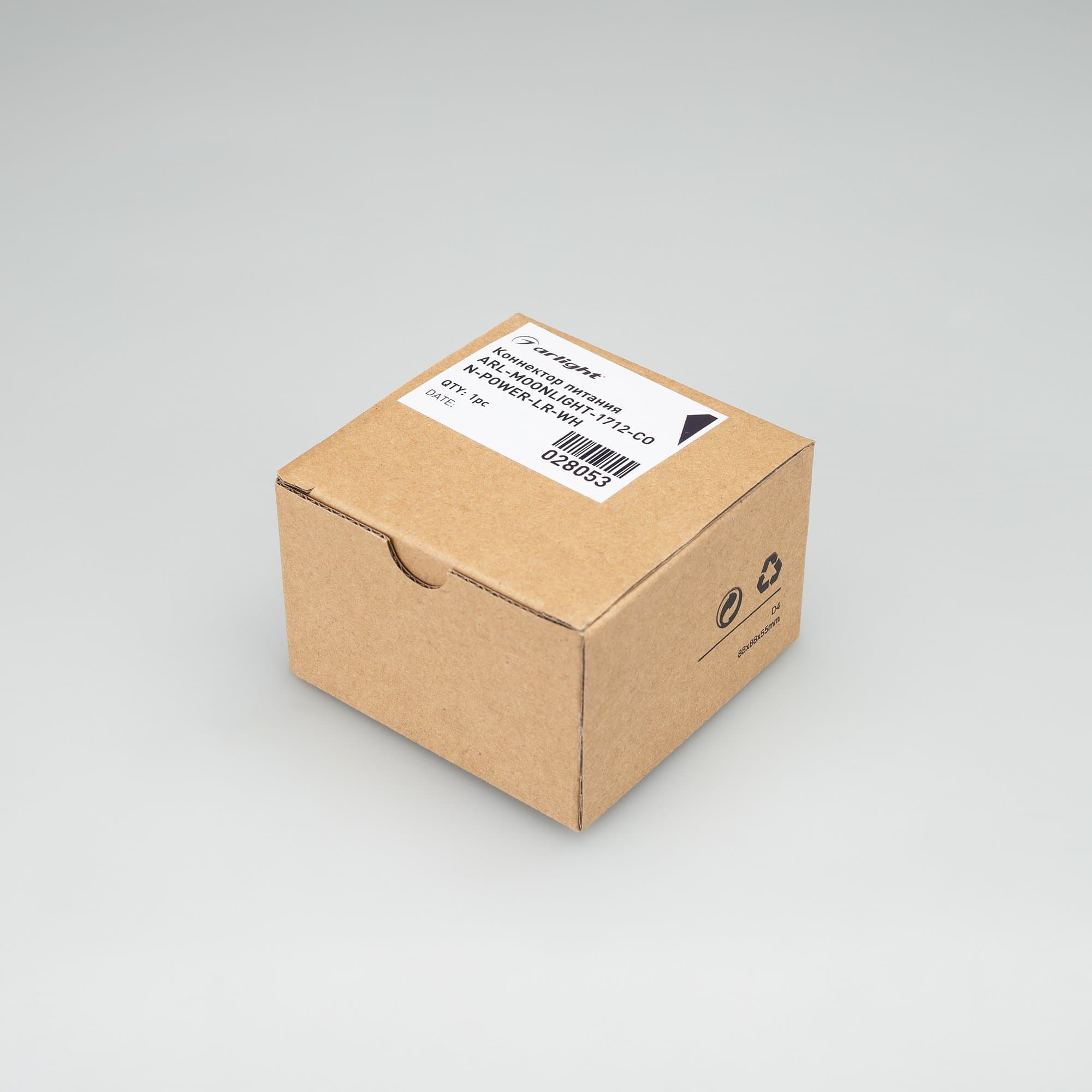 Arlight Коннектор питания ARL-MOONLIGHT-1712-CON-POWER-LR-WH (Пластик) 028053 — миниатюра 2