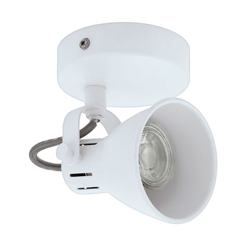 Eglo 98393 Светодный cпот SERAS 1, 1х3,3W(GU10), 100, сталь, белый