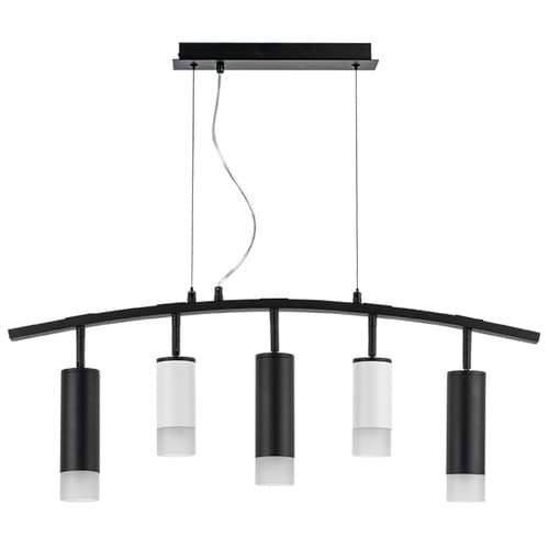Lightstar LR7353628731 Люстра RULLO 5х50W GU10 ЧЕРНЫЙ/БЕЛЫЙ (571735+214436-2+214487-3+202431-5), шт