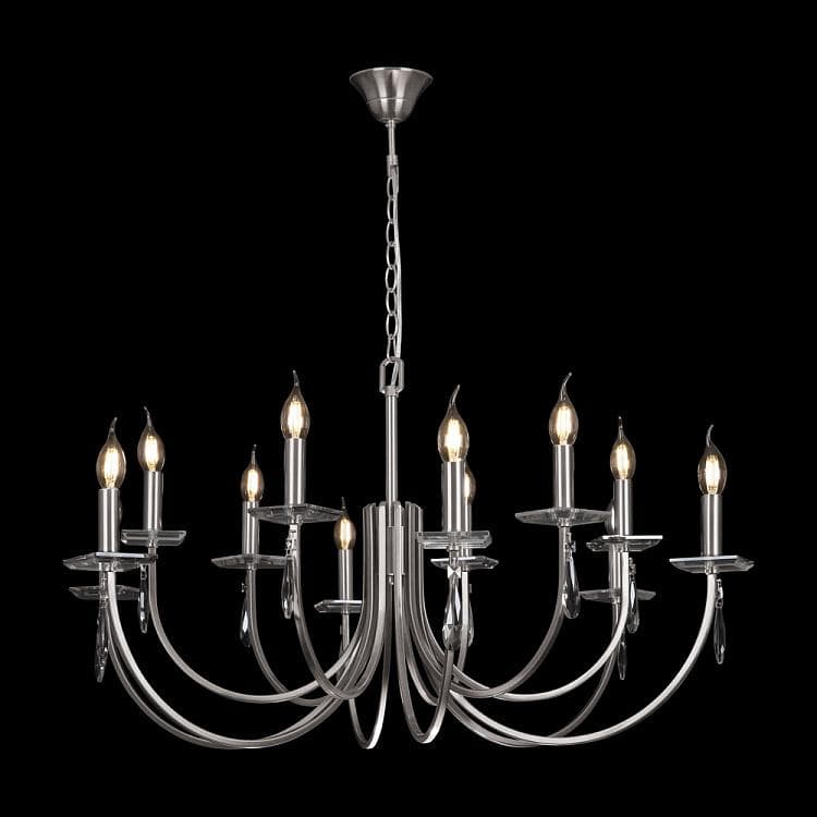 Freya Crystal Никель Люстра FR1006PL-12N — миниатюра 7