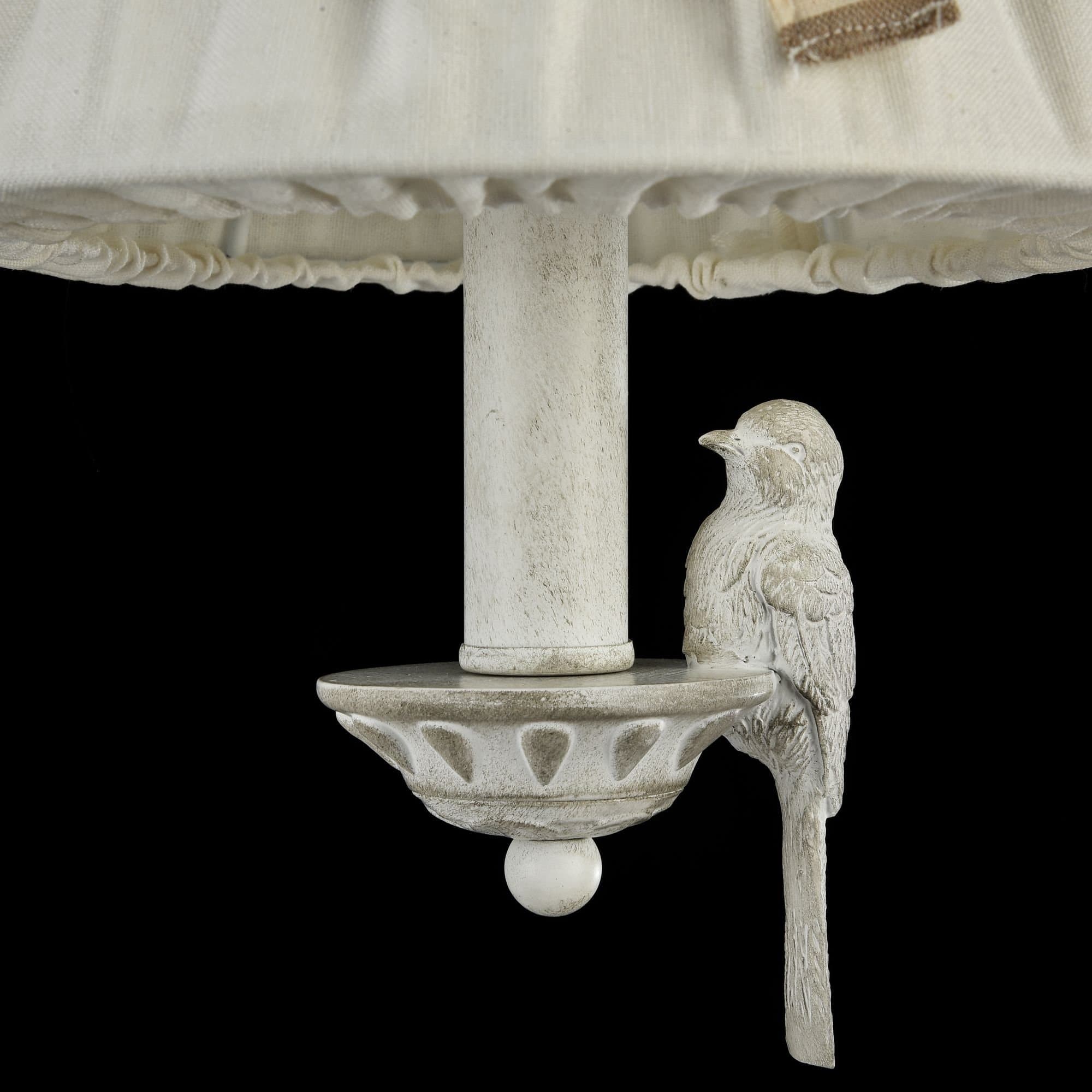 Maytoni Elegant Bird Белый Антик Подвес 1xE14 40W ARM013-PL-01-W — миниатюра 4