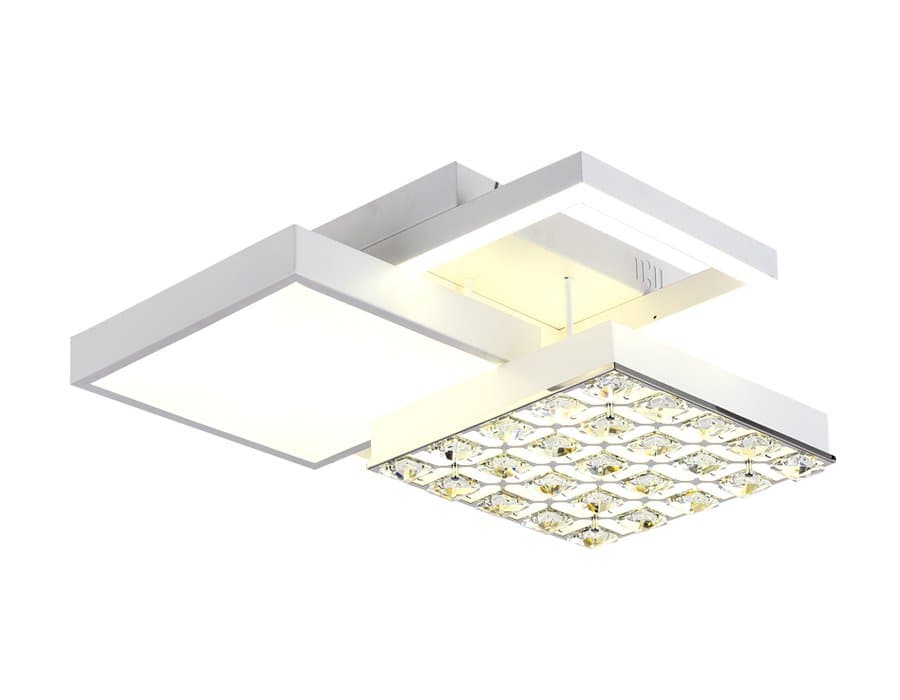 Ambrella Потолочный светодиодный светильник с пультом FA147 WH белый 96W 450*450*150 (ПДУ РАДИО 2.4)