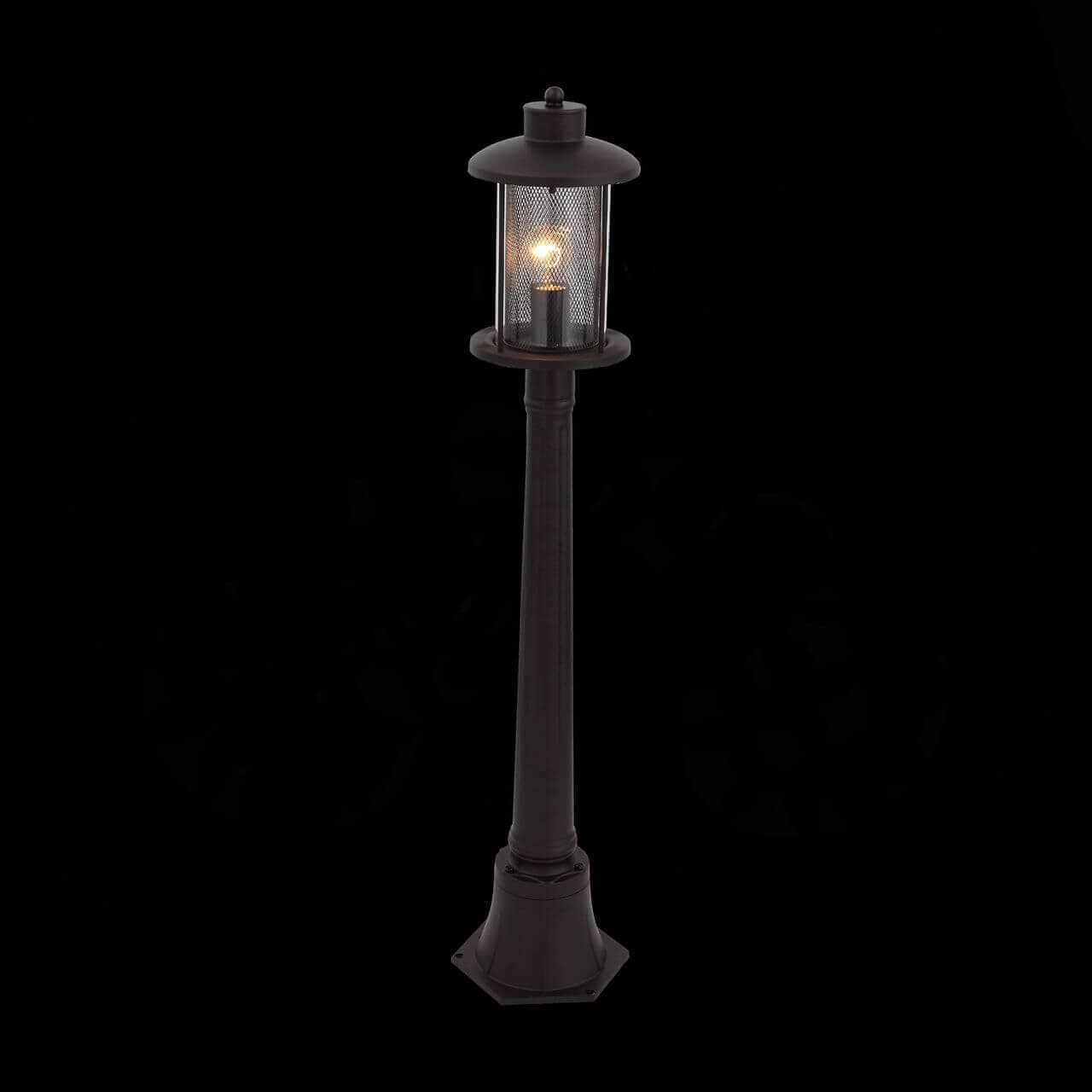 ST LUCE SL080.415.01 Светильник уличный наземный Темный кофе/Прозрачный, Темный кофе E27 1*60W — миниатюра 3