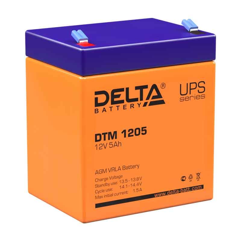 Delta Аккумуляторная батарея DTM 1205 (12V/5Ah)