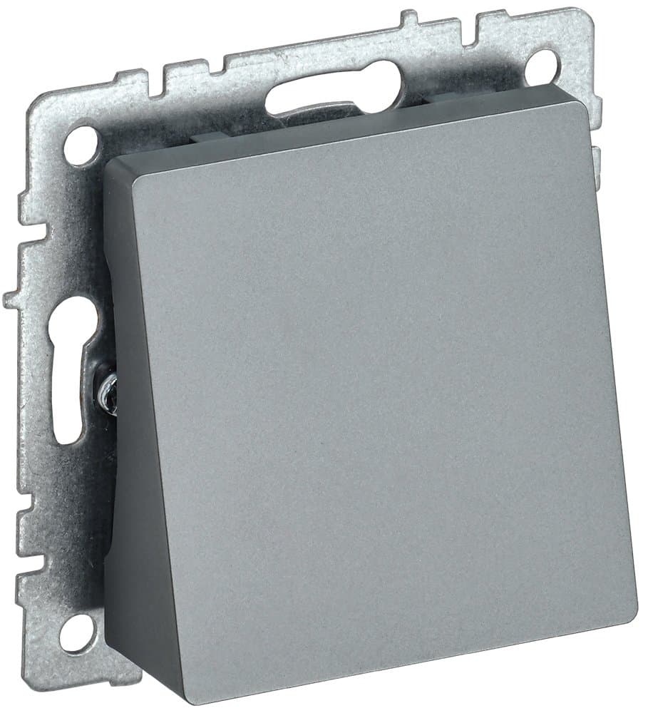 IEK BRITE BASE Сталь Вывод кабеля МВ10-БрС