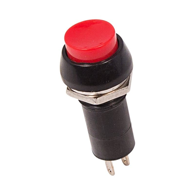 Выключатель-кнопка 250V 1А (2с) ON-OFF красная Rexant 36-3030