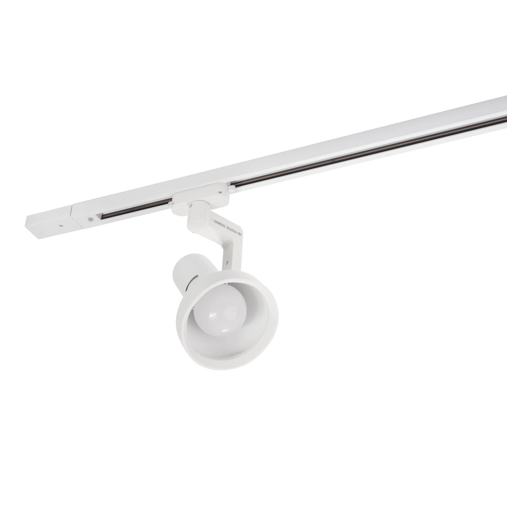 Denkirs DK6010-WH Трековый светильник IP 20, 60 Вт, E27, белый — миниатюра 2