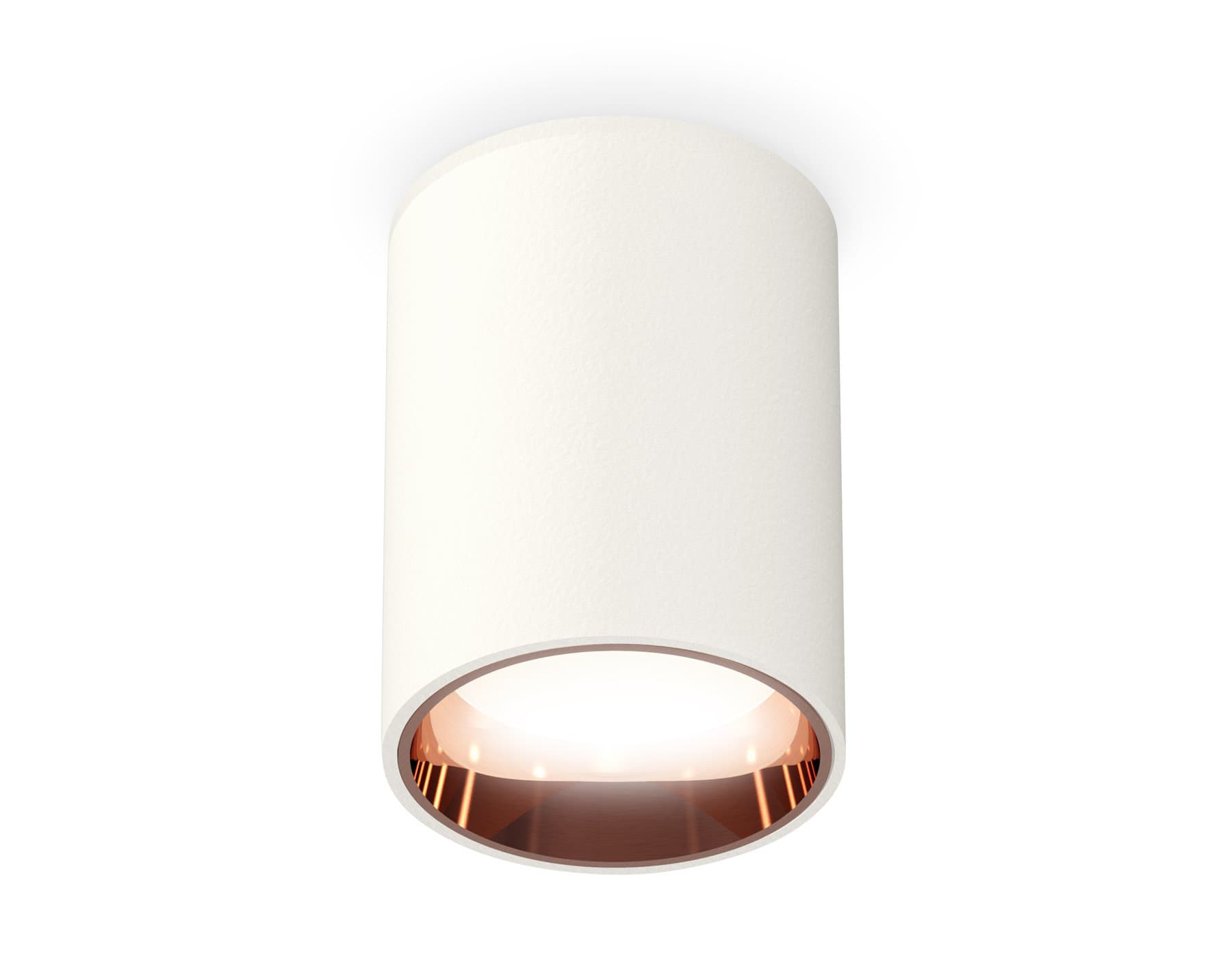 Ambrella Комплект накладного светильника XS6312024 SWH/PPG белый песок/золото розовое полированное MR16 GU5.3 (C6312, N6114) — миниатюра 1