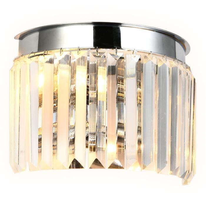 Ambrella Настенный светильник с хрусталем TR5105/2 CH/CL хром/прозрачный E14/2 max 40W 260*190*150 — миниатюра 1