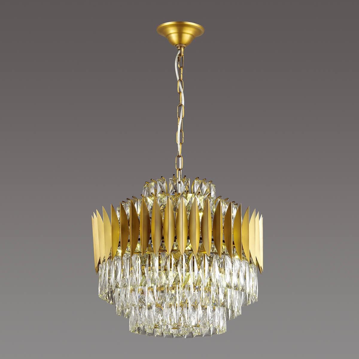 Odeon Light 4123/16 ODL19 438 золото/хрусталь Люстра E14 16*40W VALETTA — миниатюра 2