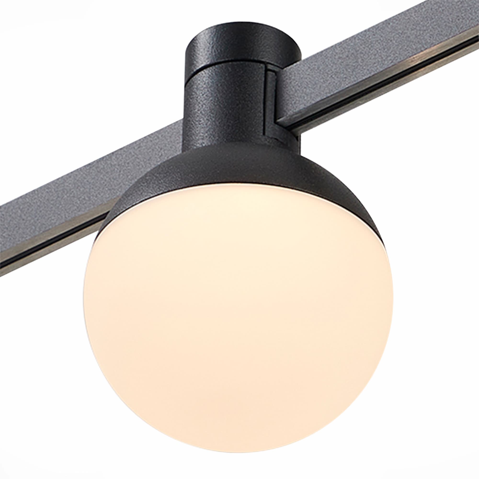 ST LUCE ST815.406.05 Магнитный трековый светильник FARM Черный LED 1*5W 3000K 78Lm Ra90 120 IP20 D75xH109 180-240V