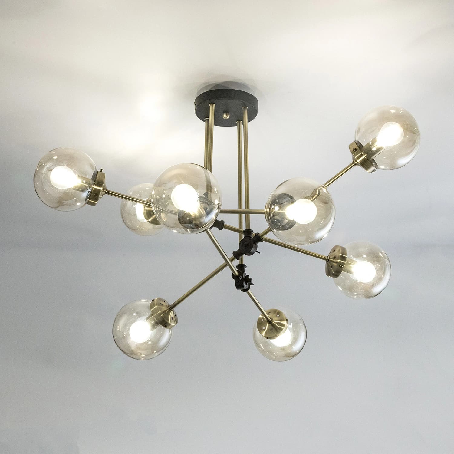 Citilux CL105185 Планета Черн+Дымч. Люстра — миниатюра 5