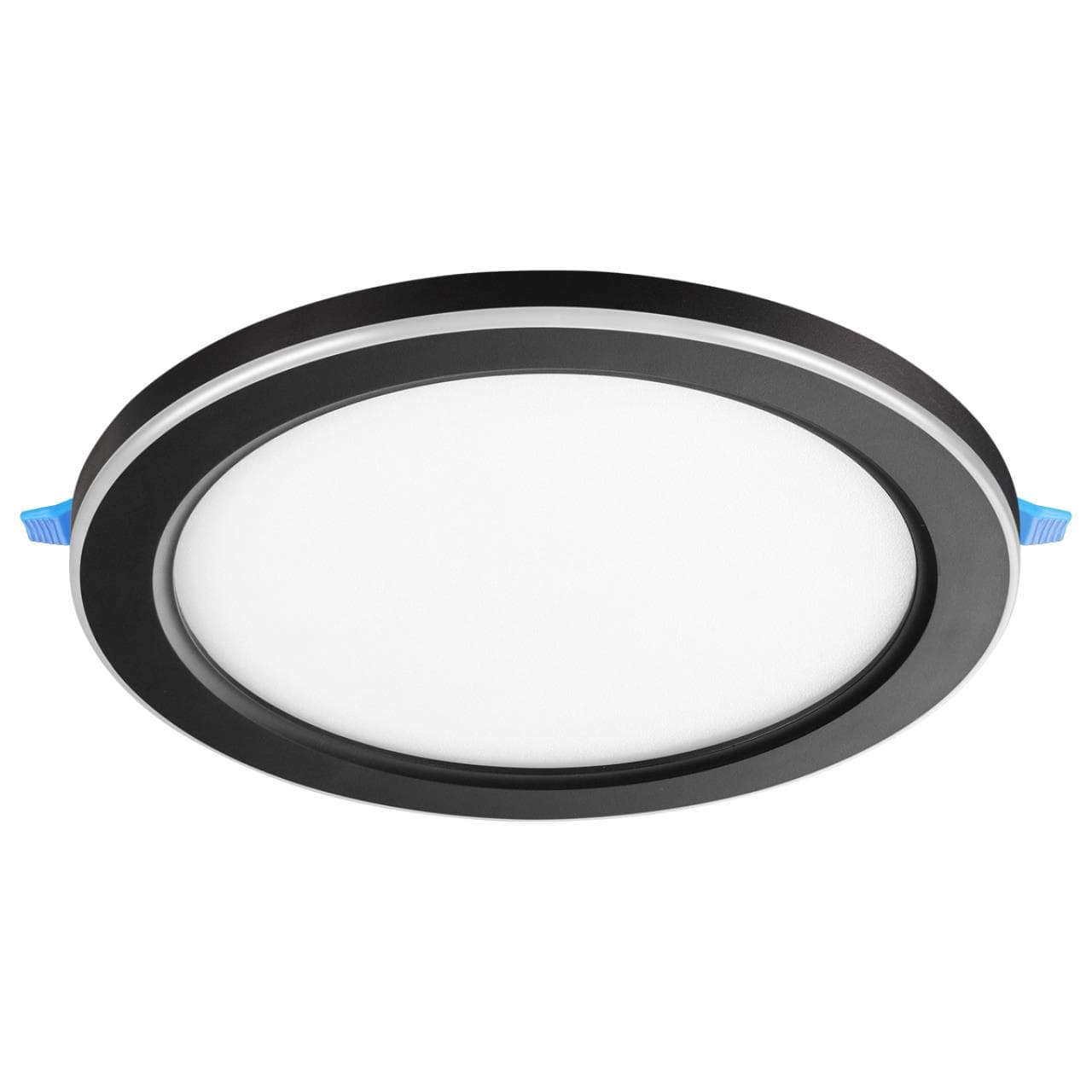 Novotech 359017 SPOT NT23 черный Светильник встраиваемый светодиодный (три сценария работы) IP20 LED 4000К 18W+6W 100-265V 1680Лм SPAN