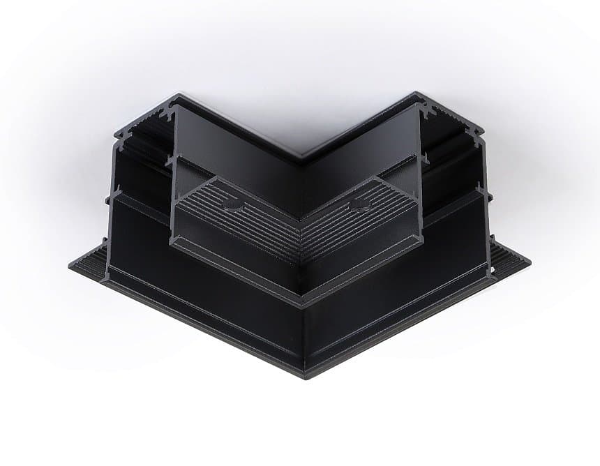 Ambrella Коннектор угловой для встраиваемого шинопровода Magnetic GL3354 BK черный 85*85*H46.8