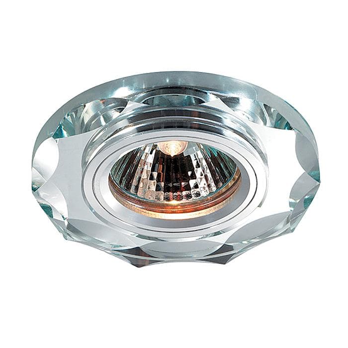 Novotech 369762 NT12 237 алюминий/зеркальный Встраиваемый светильник IP20 GX5.3 50W 12V MIRROR