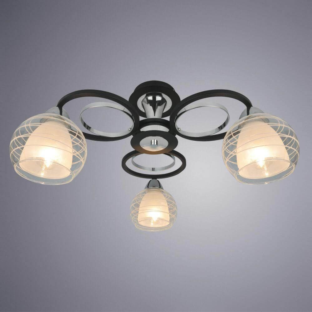 Arte Lamp GINEVRA Люстра 26*12*52 A1604PL-3BK — миниатюра 2