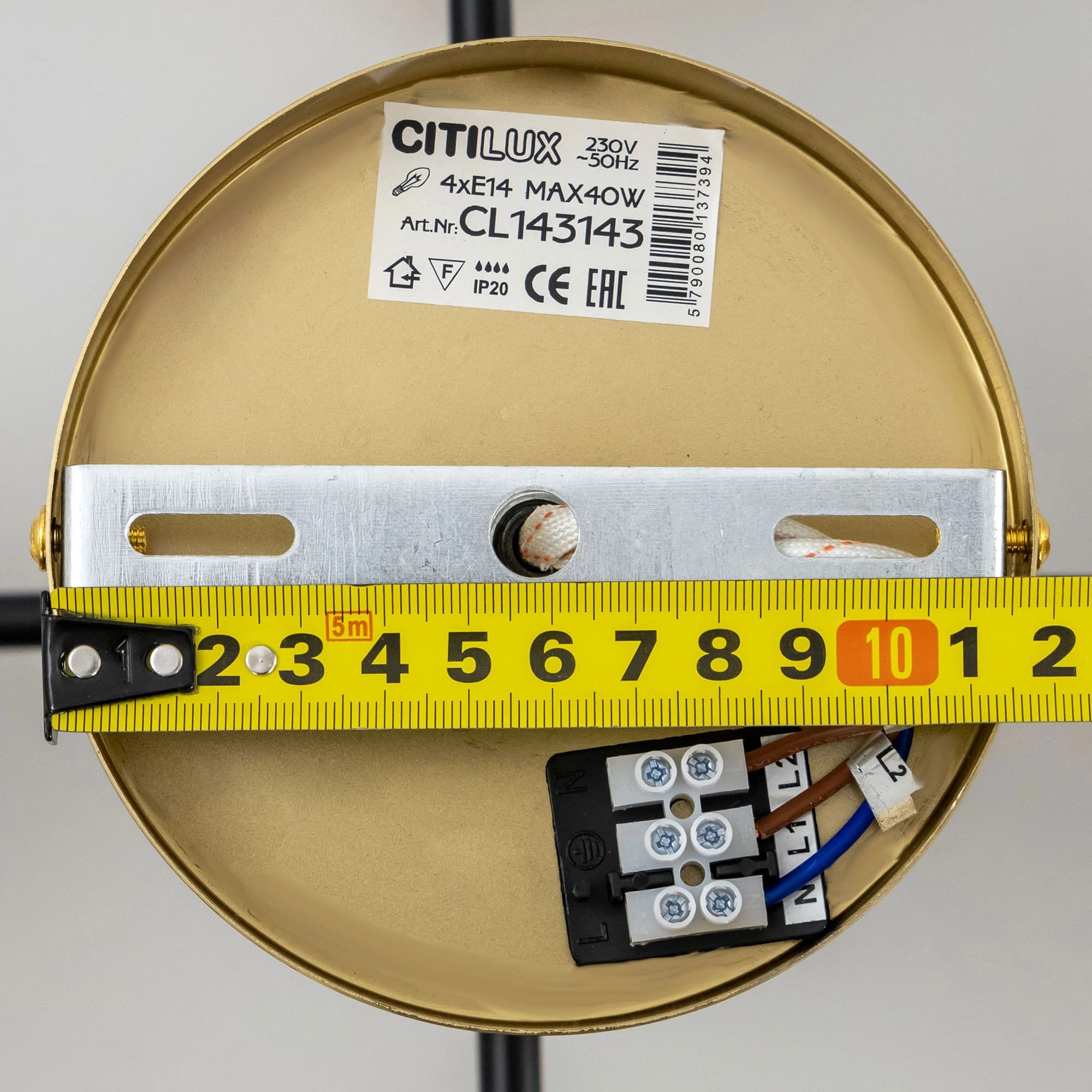 Citilux CL143143 Шарлиз Бронза Люстра — миниатюра 14