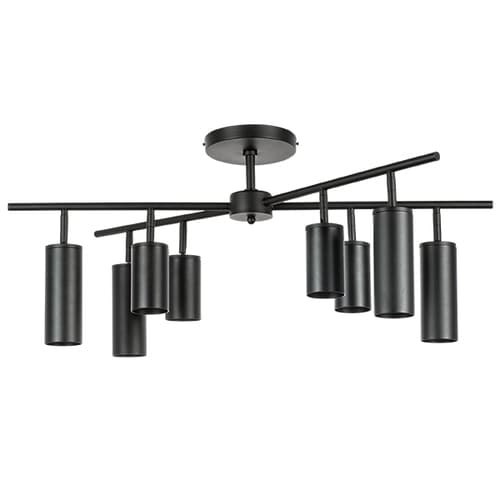 Lightstar LR728374874 Люстра RULLO 8х50W GU10 ЧЕРНЫЙ (571728+214437-4+214487-4), шт