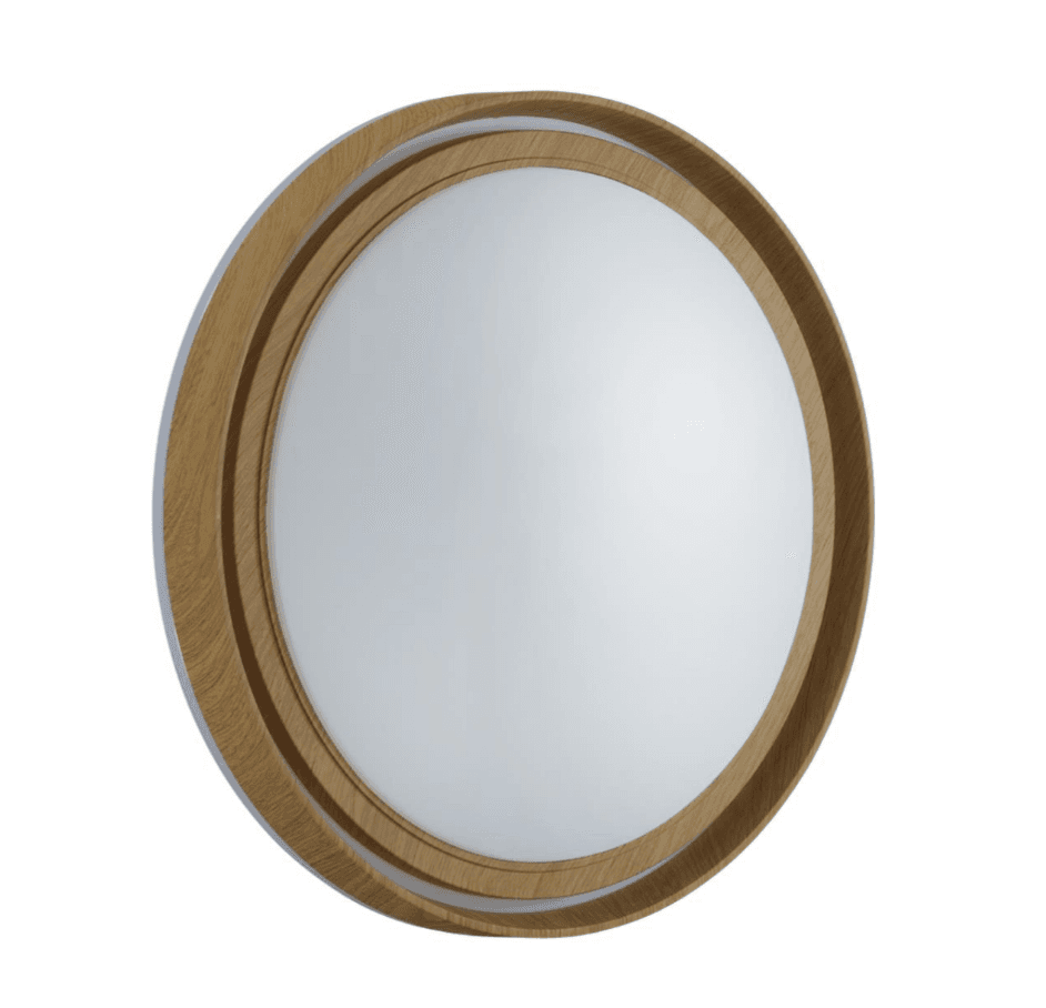 Sonex 7640/AL BASICA SN Светильник пластик/корич. под дер. LED 18Вт 4000K D295 IP43 RUX WOOD
