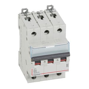 Legrand DX3 Автоматический выключатель 3P 6A (B) 6000/10kA 407558 — миниатюра 2