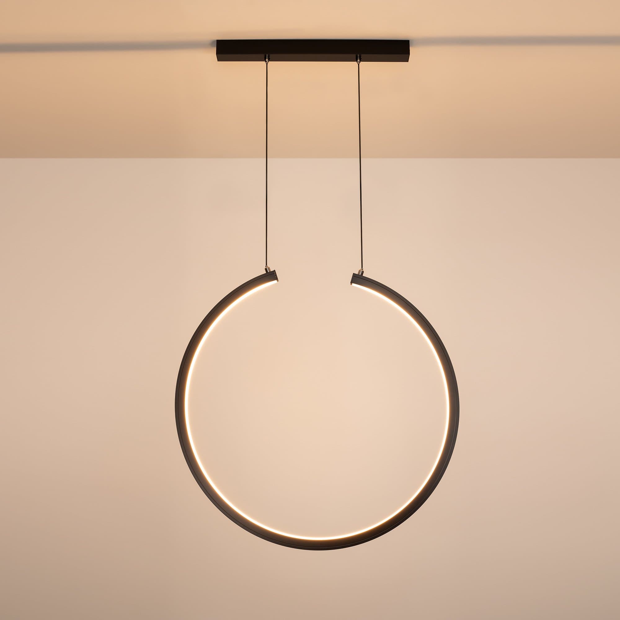 Arlight Дизайнерский профиль SL-MOONRING-D700 (BK) (Алюминий) 029518(1) — миниатюра 4