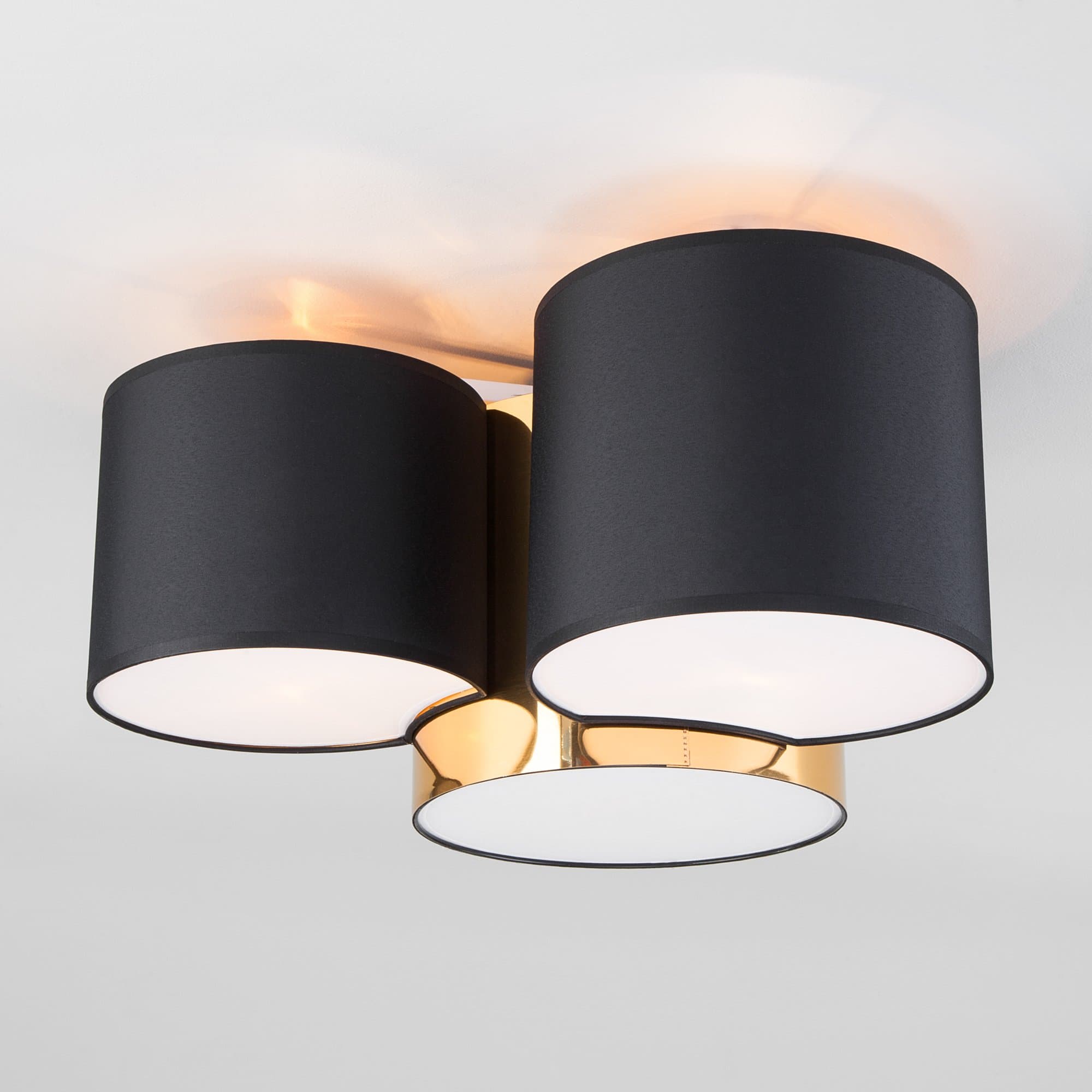 Eurosvet 3445 Светильник потолочный Mona Black/Gold a055677
