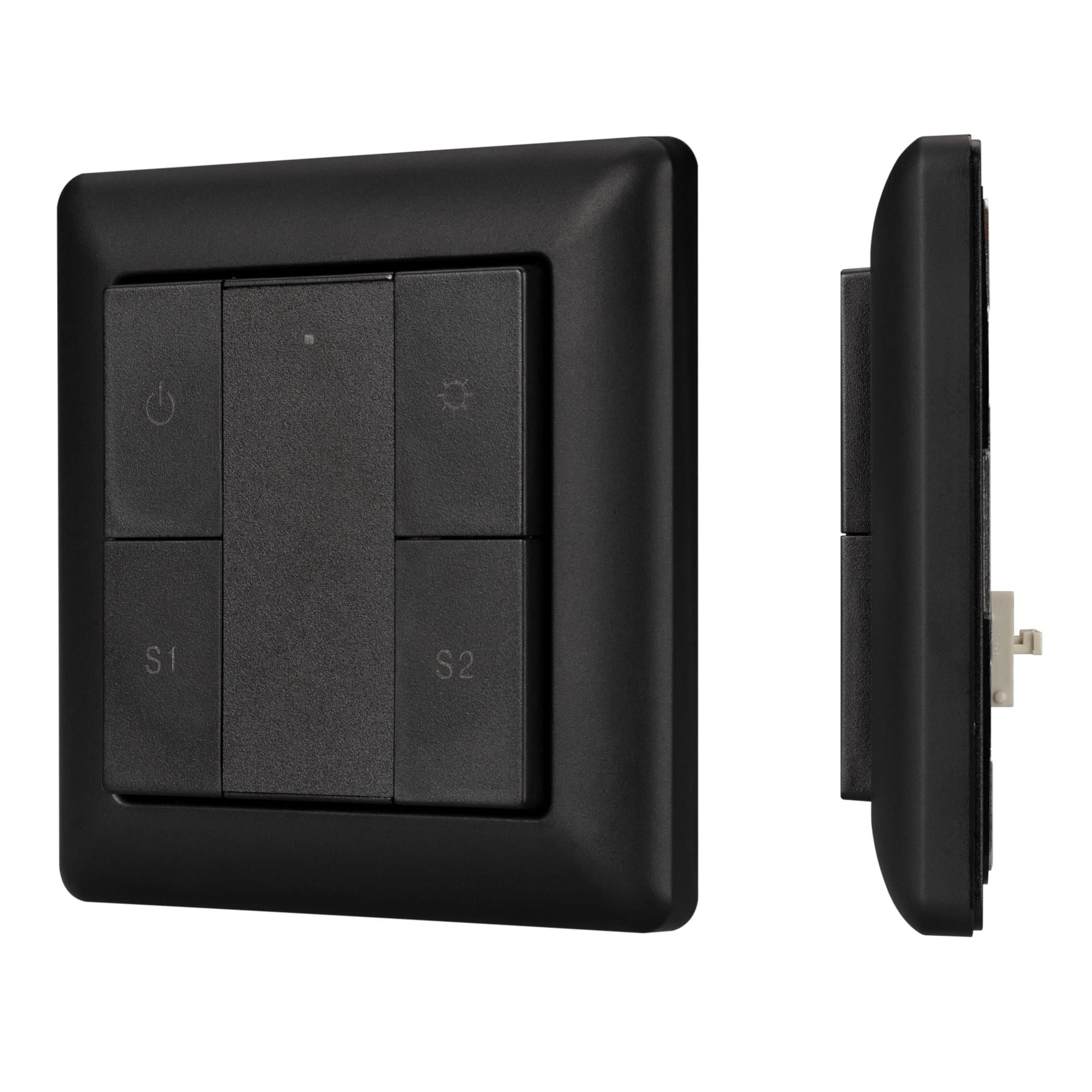Arlight INTELLIGENT Панель DALI-223-1G-2S-IN-BLACK (BUS) (INTELLIGENT -) 031100