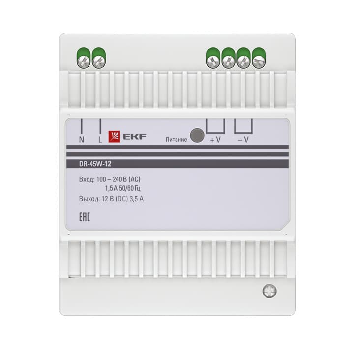 EKF PROxima Блок питания 12В DR-45W-12 — миниатюра 3