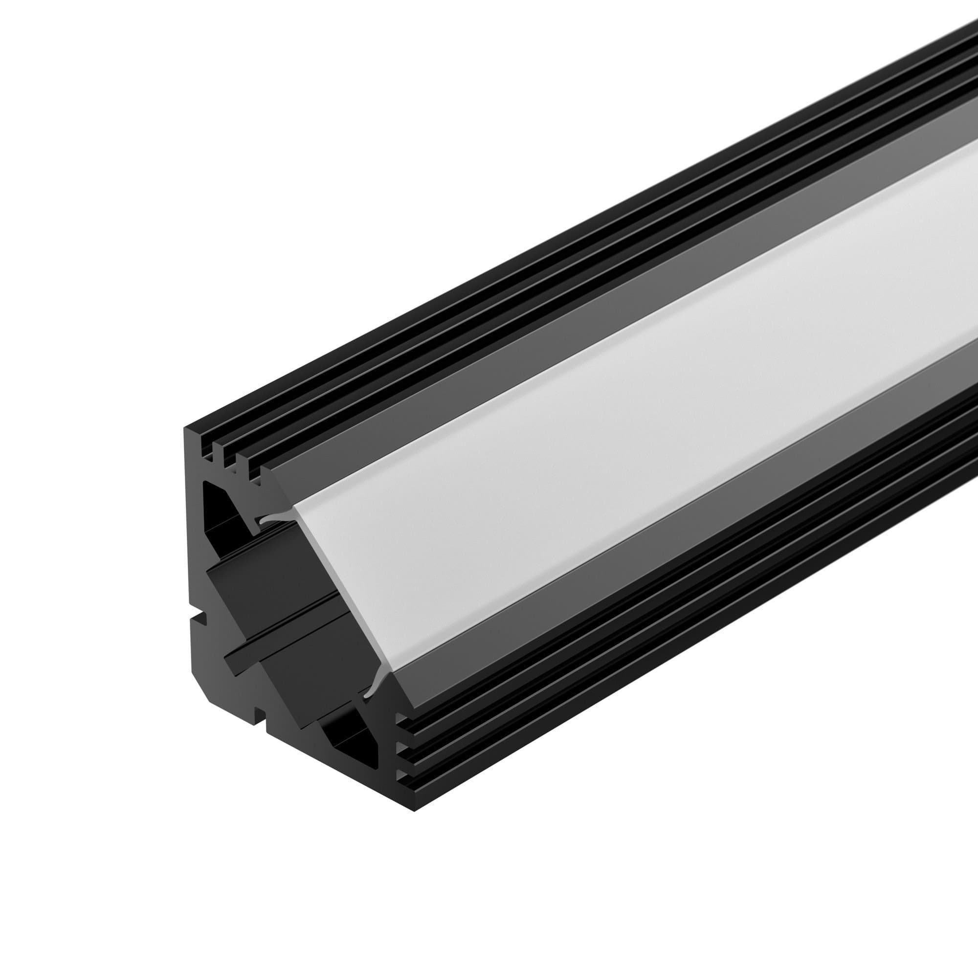 Arlight Профиль PDS45-T-2000 ANOD Black RAL9005 (Алюминий) 020897 — миниатюра 1