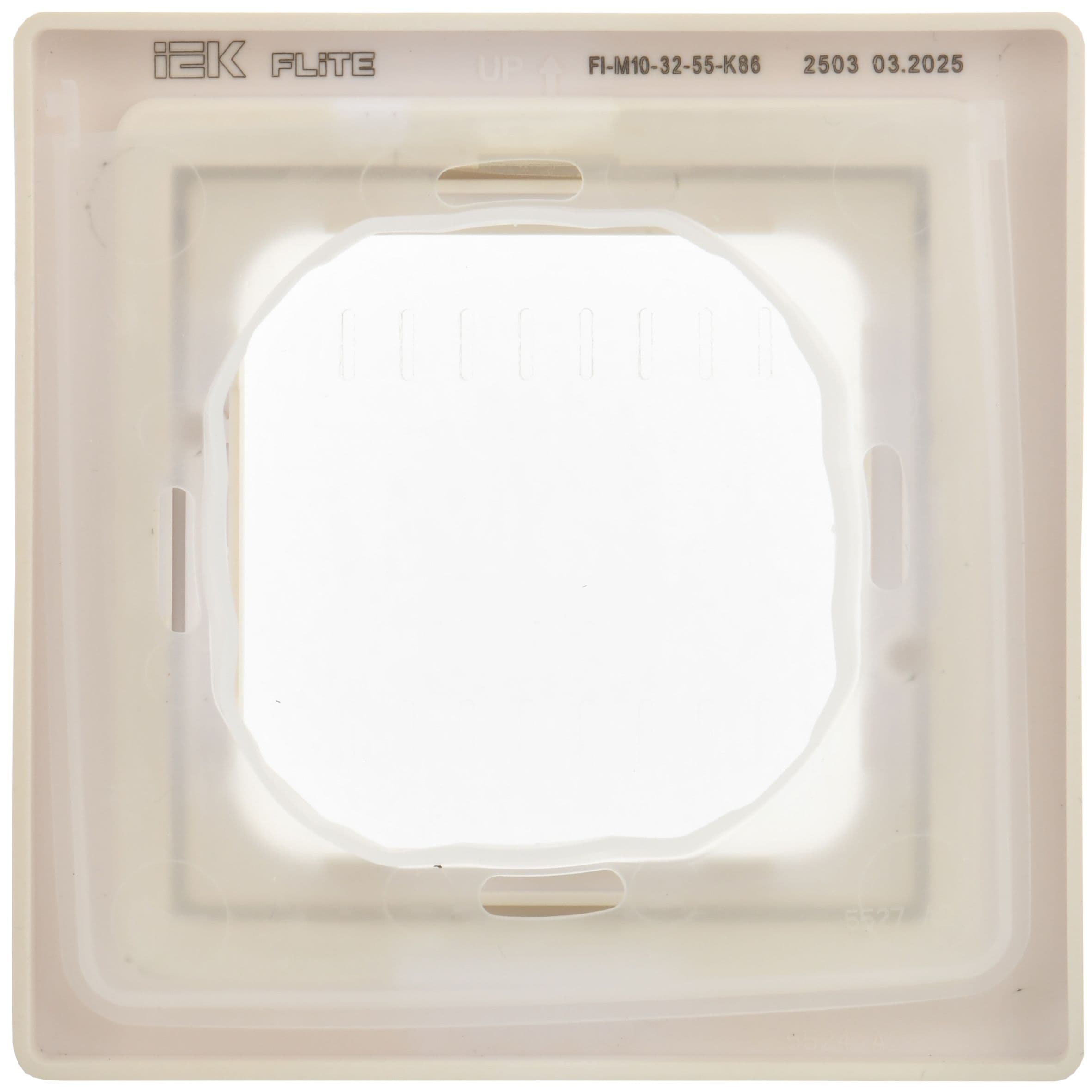 IEK FLITE Сливочный Рамка 1-местная IP55 — миниатюра 3