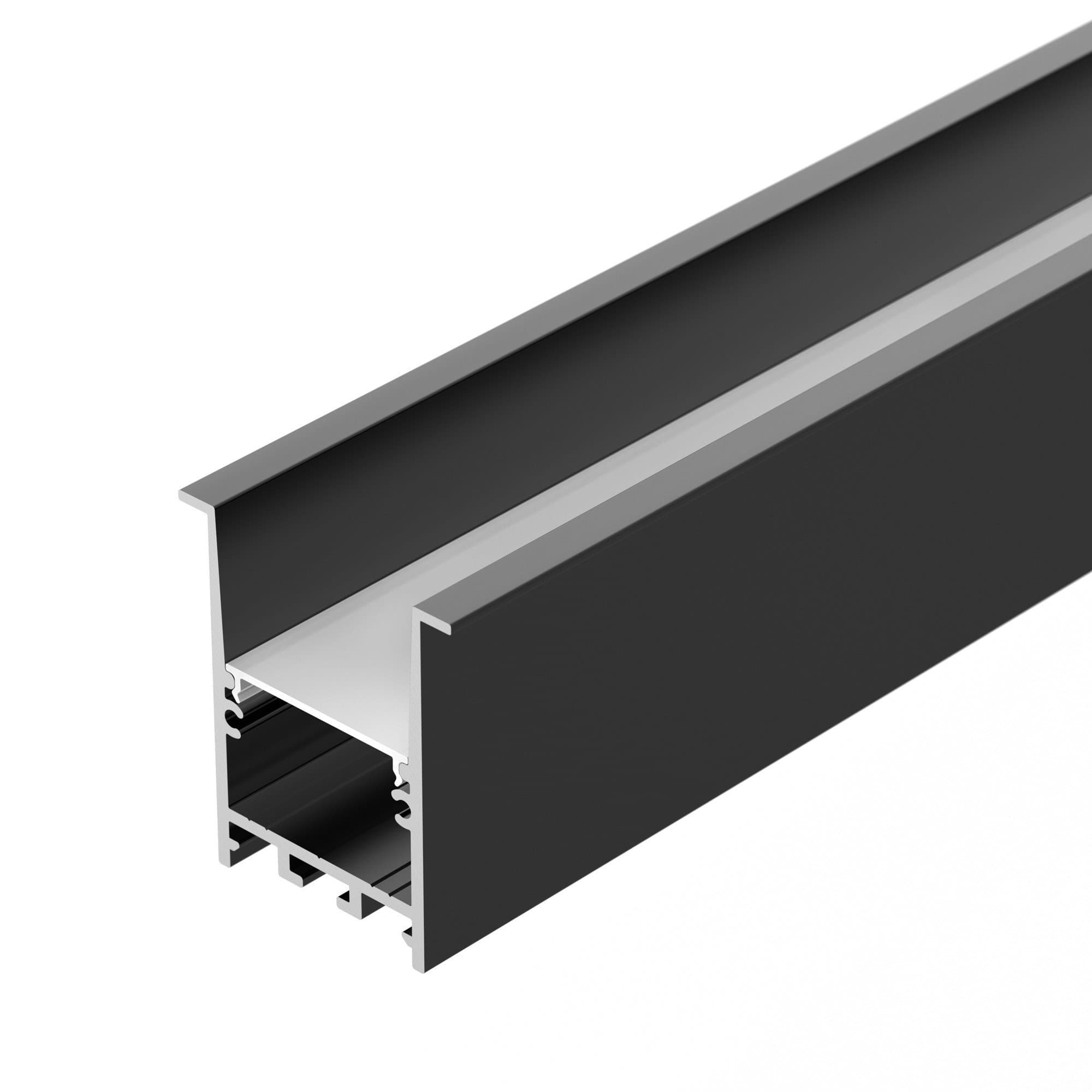Arlight Профиль SL-COMFORT-4551-F-2000 ANOD BLACK (Алюминий) 031766 — миниатюра 1