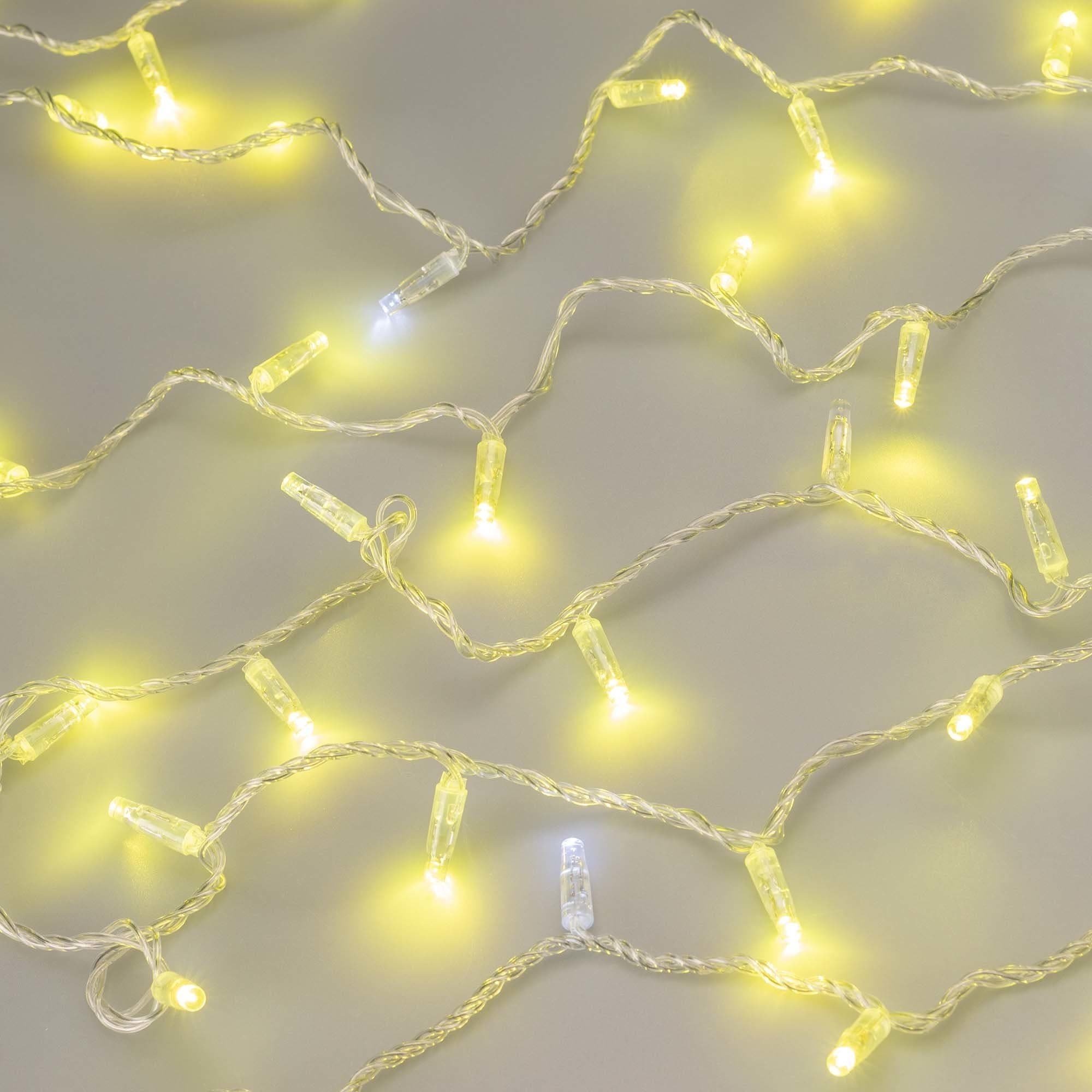 Arlight Светодиодная гирлянда ARD-STRING-CLASSIC-10000-CLEAR-100LED-FLASH Gold (230V, 7W) (Ardecoled, IP65) 025820 — миниатюра 2
