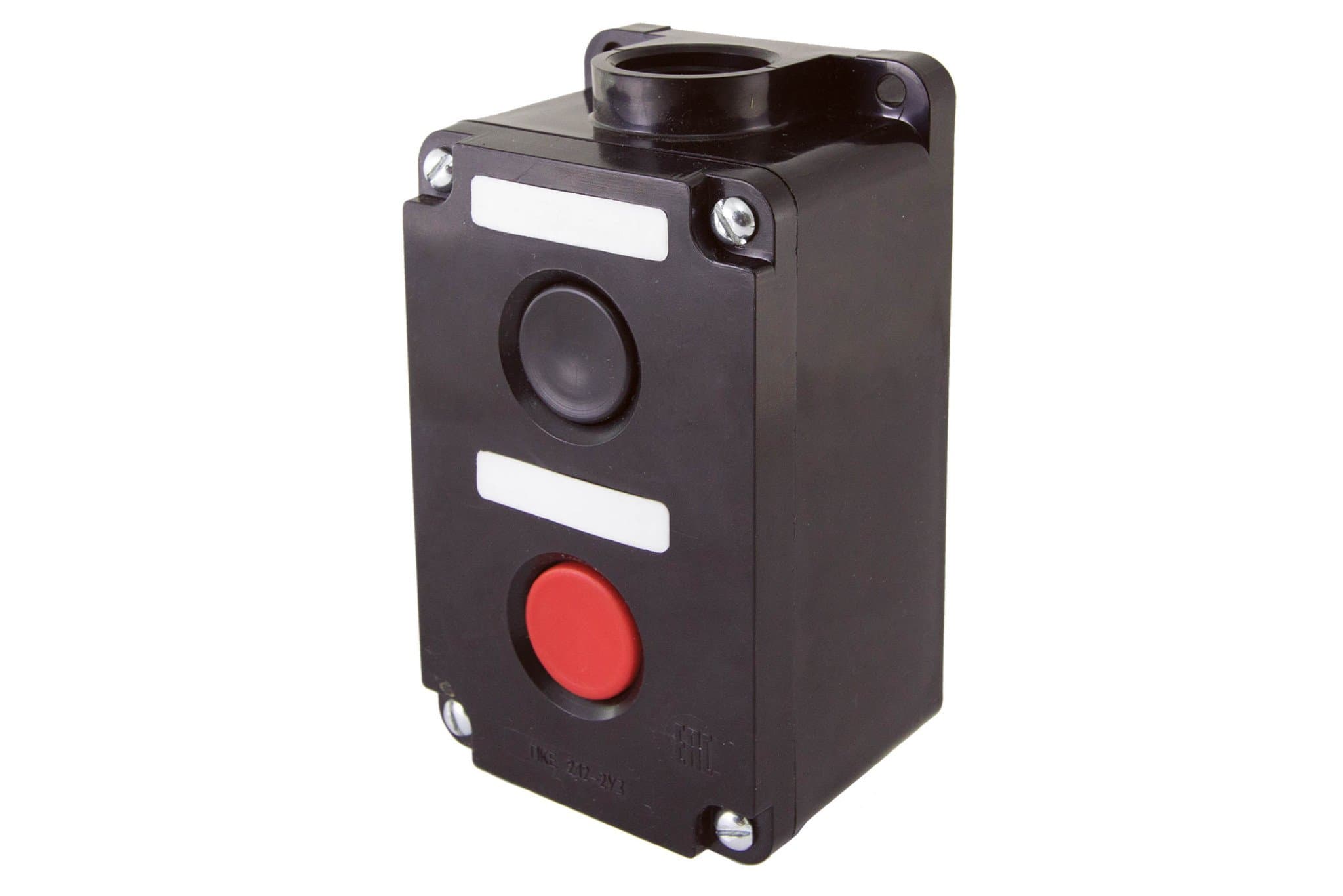TDM ПКЕ 212-2 У3, красная и черная кнопки, IP40 SQ0742-0003