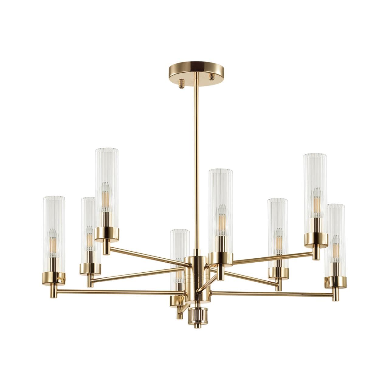 Lumion 5274/8C CLASSI LN23 золотой Люстра потолочная E14 8*40W 220V KAMILLA