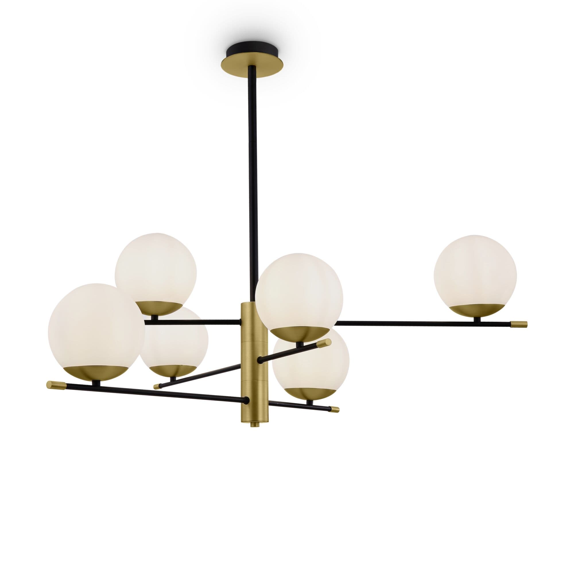 Maytoni Светильник подвесной Modern Nostalgia Матовое Золото MOD048PL-06G — миниатюра 2