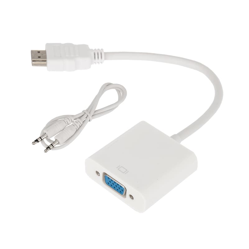 ПереходНИК шт.HDMI - гн.VGA (провод) + 3.5 mm Аудио Rexant 17-6936