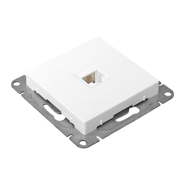 EKF Механизм розетки RJ11, белый Эпика — миниатюра 9