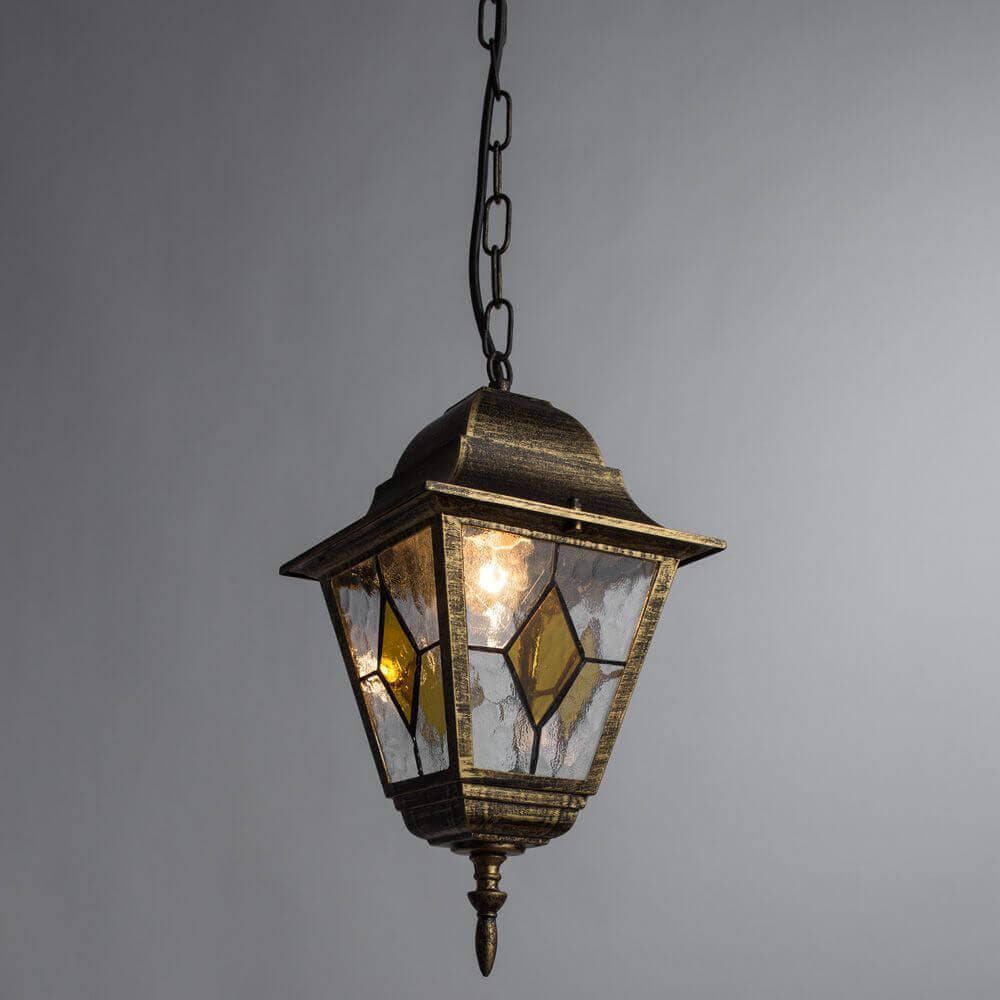 Arte Lamp Berlin Коричневый/Белый Светильник уличный подвесной 1x75W E27 A1015SO-1BN — миниатюра 3