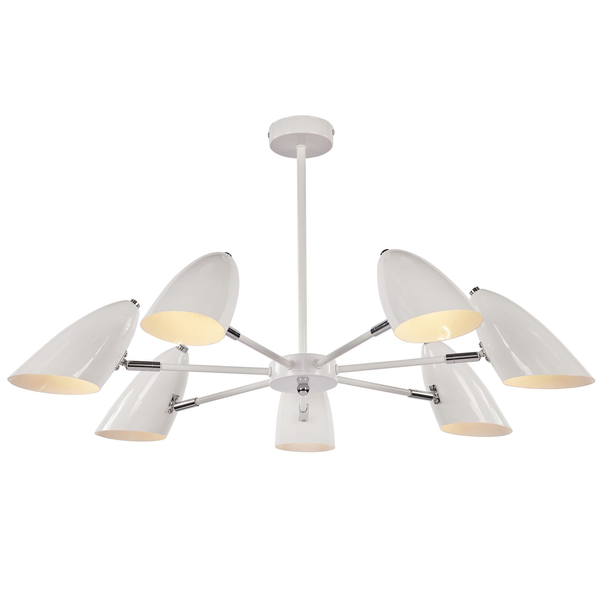 Freya Modern Aida Белый Люстра E14 40W FR5852-CL-07-W — миниатюра 2