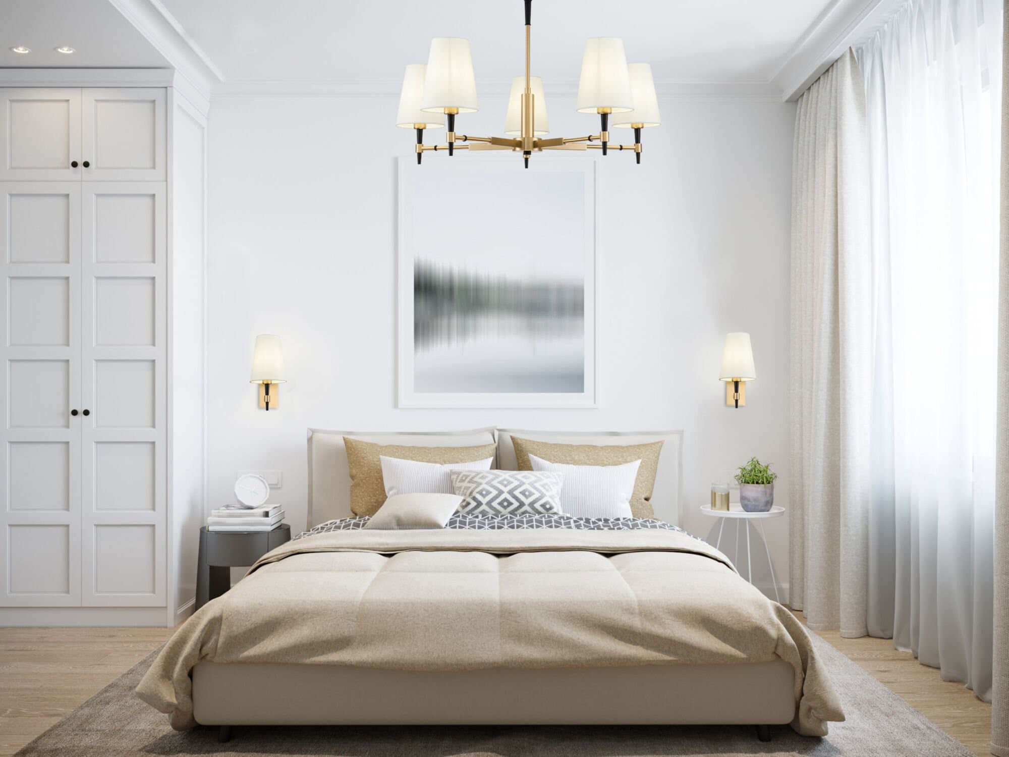 Maytoni House Zaragoza Латунь Люстра E14 40W H001CL-05BS — миниатюра 5