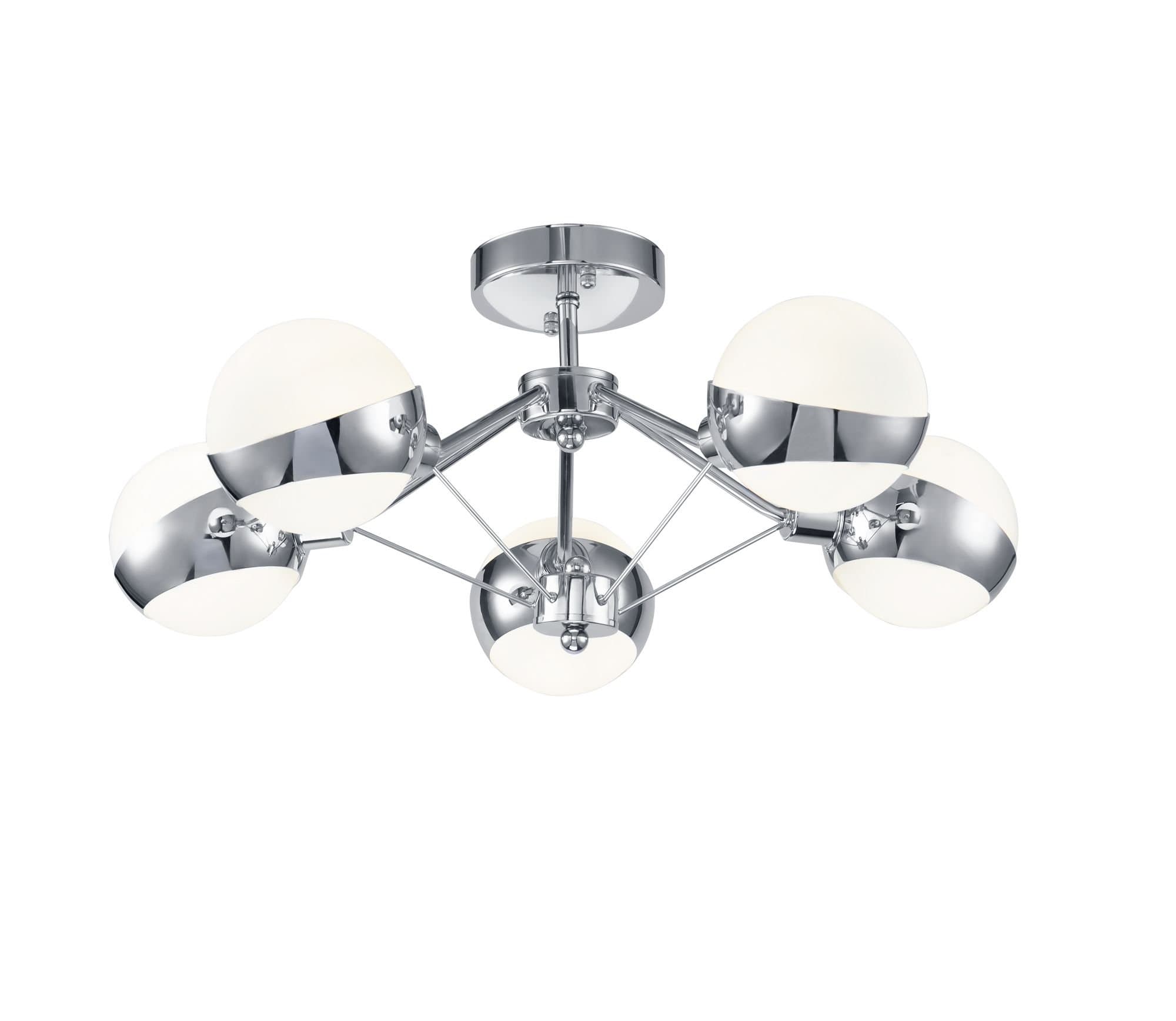 Freya Modern Silvia Хром Потолочный светильник E14 60W FR5009CL-05CH — миниатюра 2