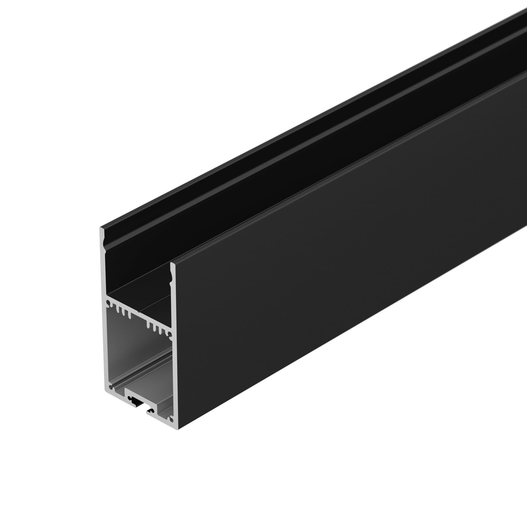 Arlight Профиль с экраном SL-LINE-3667-2500 BLACK+OPAL (Алюминий) 027987 — миниатюра 4
