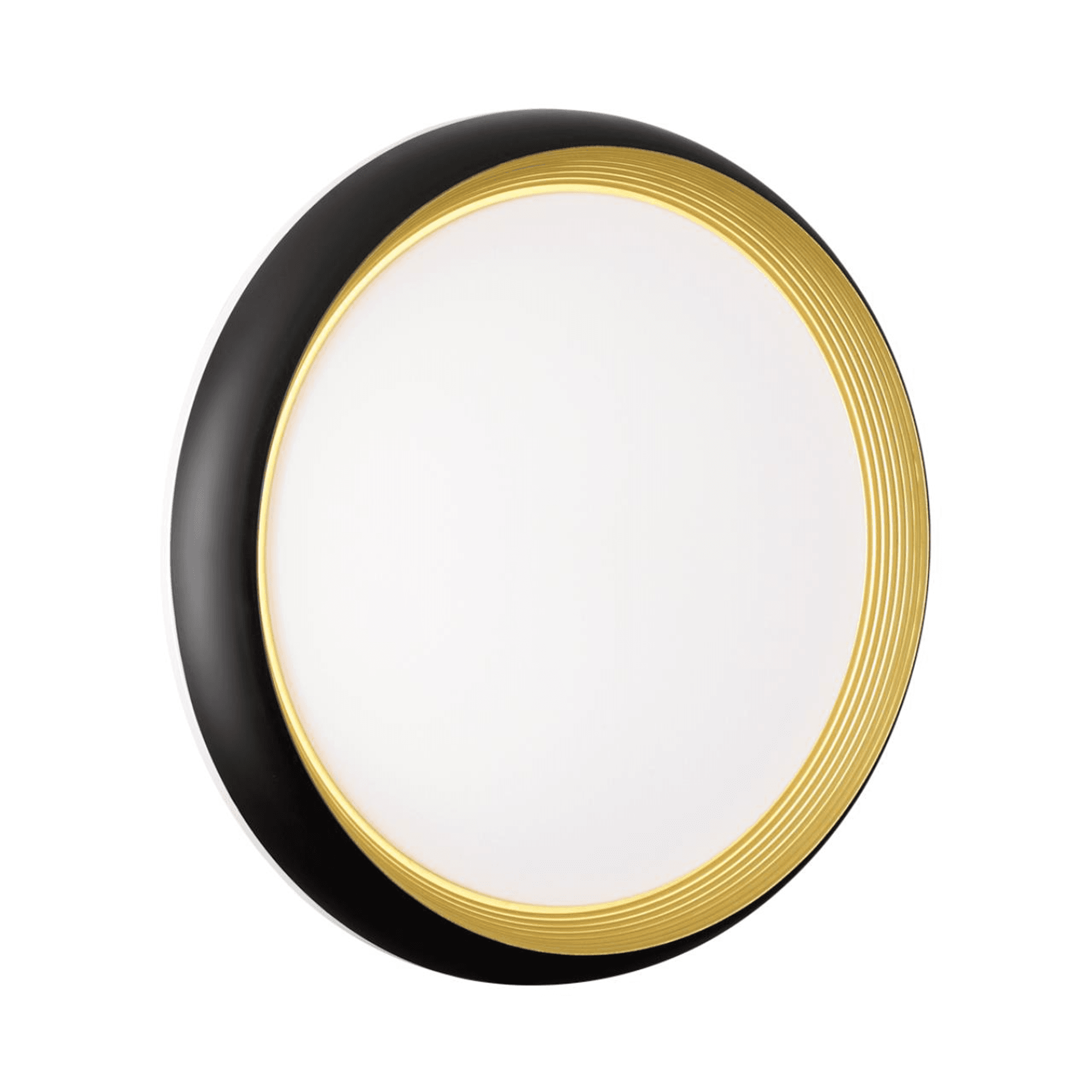 Sonex 7651/DL PALE SN Светильник пластик/черный/золотой LED 48Вт 4000К D380 IP43 TOFIQ BLACK