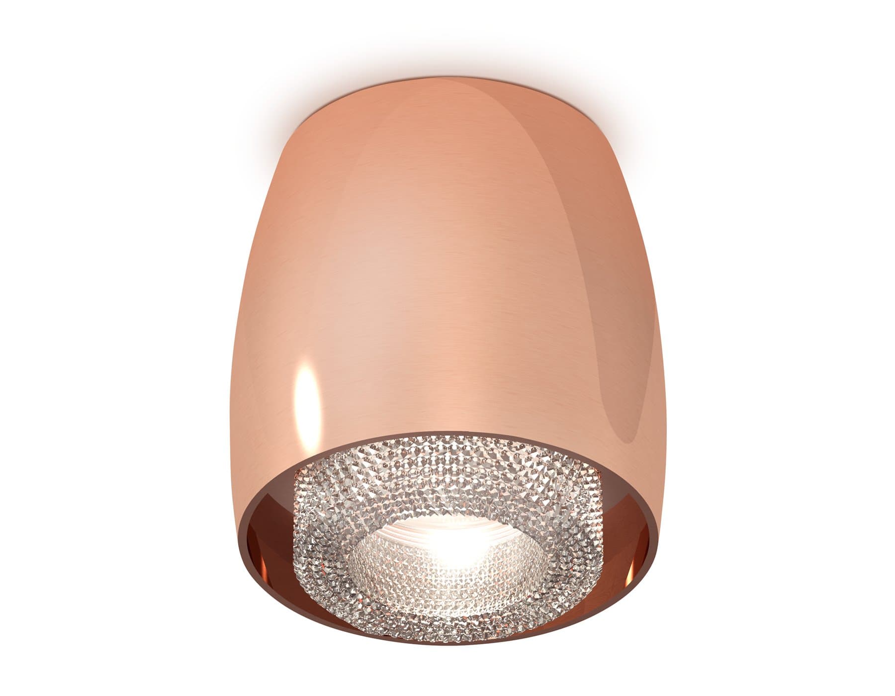 Ambrella Комплект накладного светильника с композитным хрусталем XS1144010 PPG/CL золото розовое полированное/прозрачный MR16 GU5.3 (C1144, N7191) — миниатюра 1